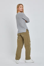 Hemmed Oversize Sweater