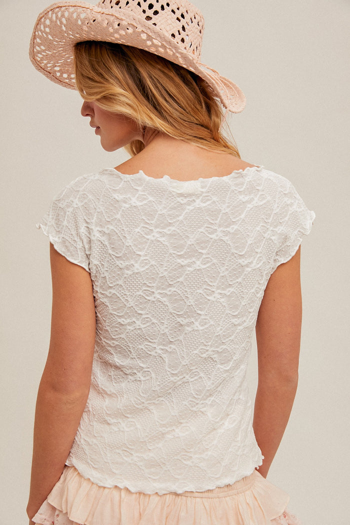 Lace Boatneck