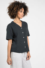 Drew Front Button Top