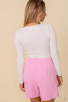 I'm Good Square Neck Long Sleeve Top