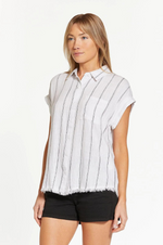 Ambrose Short Sleeve Striped Shirt