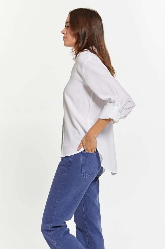 Presley White Button Up Shirt