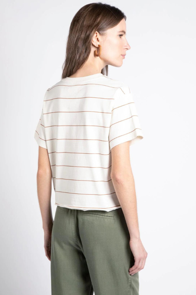 Katelin Striped Short Sleeve Tee