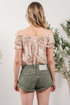 Let's Fly Away Off Shoulder Top