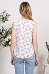 Please Believe Floral Sleeveless Top