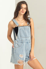 No Holding Back Denim Overalls