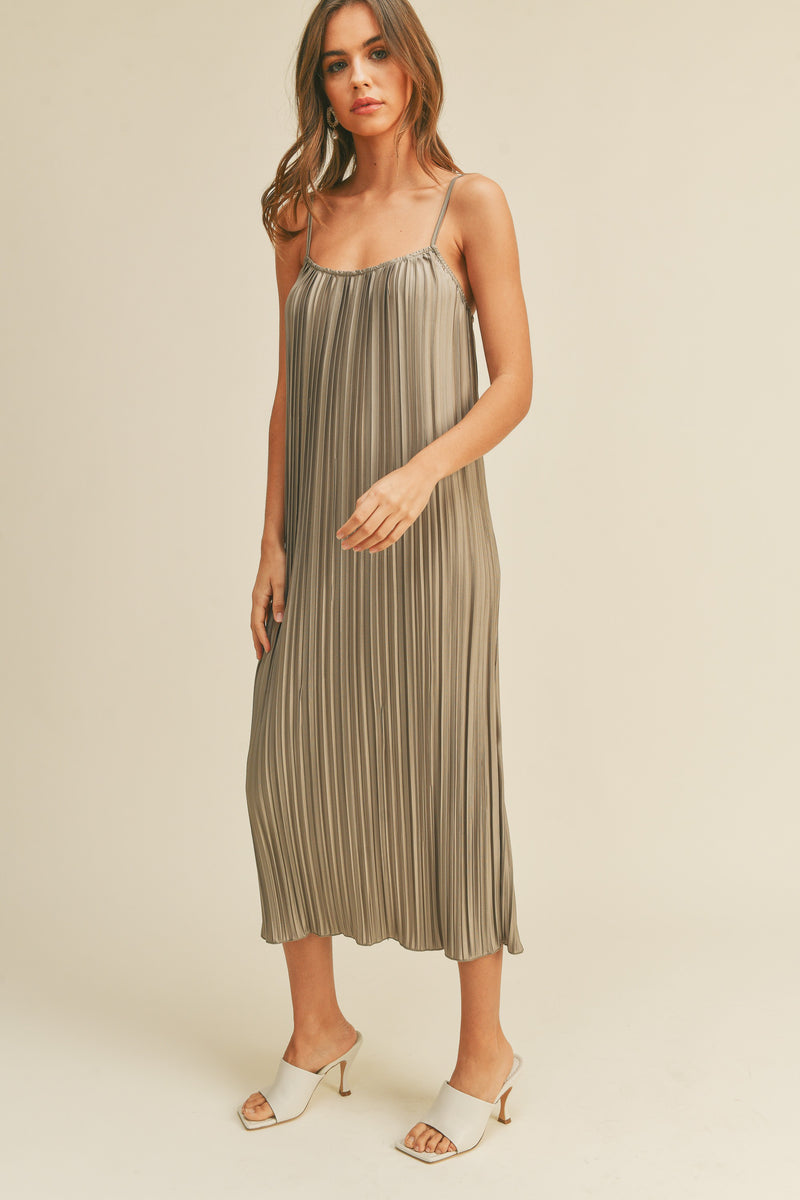 Any Day Crinkled Fabric Dress