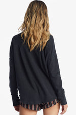 New Anyway Long Sleeve Henley Top