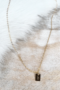 Gold Initial Necklace