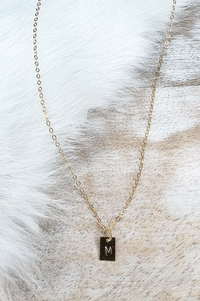 Gold Initial Necklace